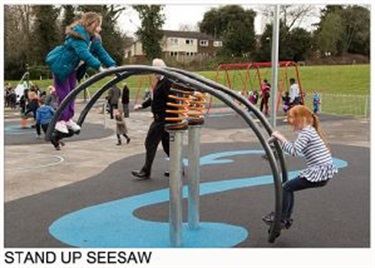 Stand up seesaw