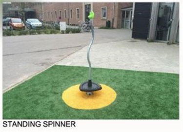 Standing spinner
