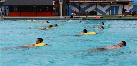 Lifeguard training, Kerang.jpg